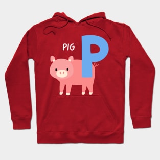 Pig name animal funny Hoodie